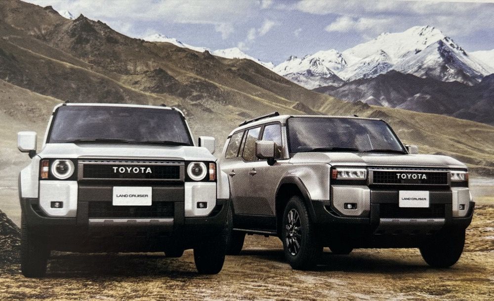 ランドクルーザー250丸目ヘッドライトの詳細。グレードによって装着