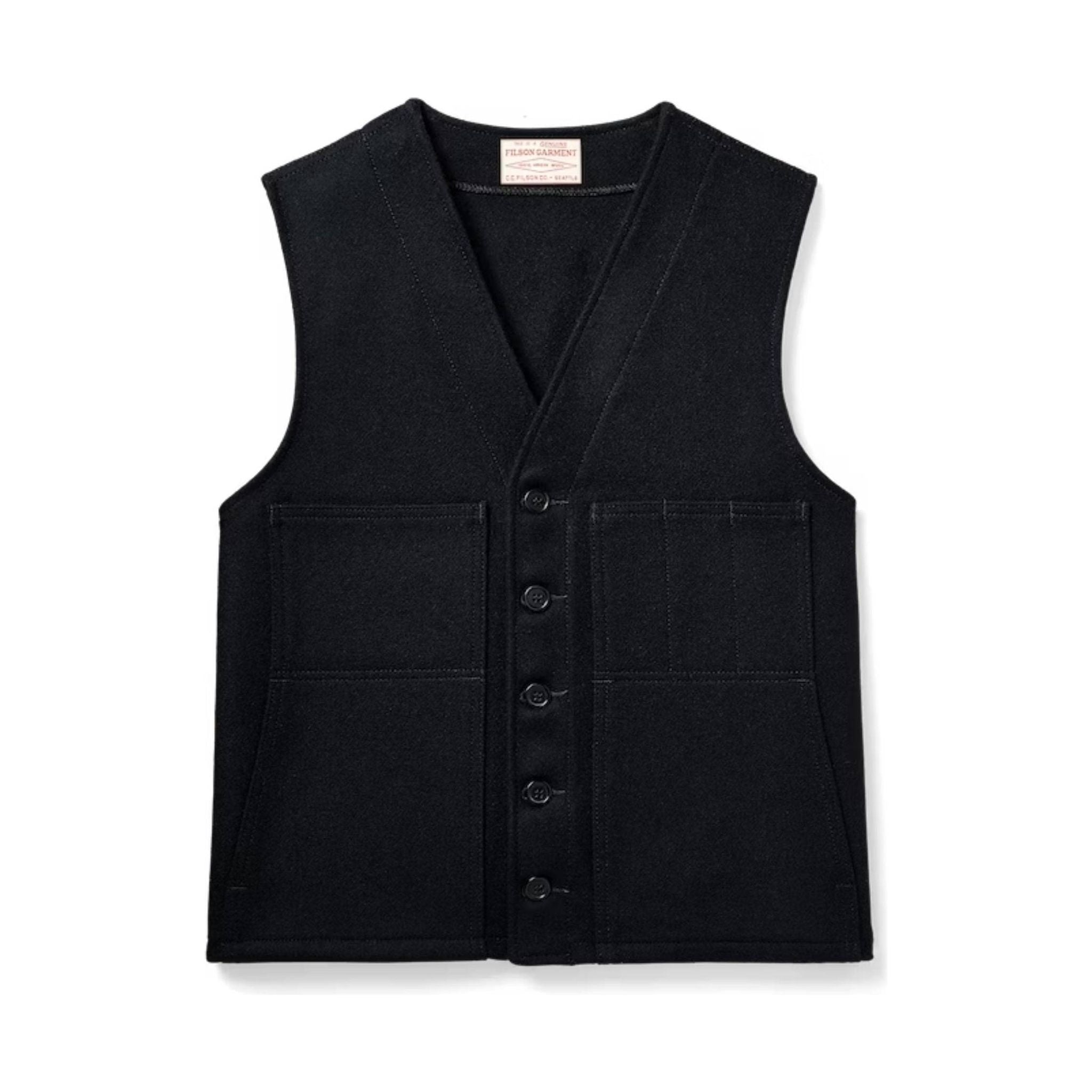 Filson Men's Mackinaw Wool Vest - Dark Navy – Lenny's Shoe & Apparel