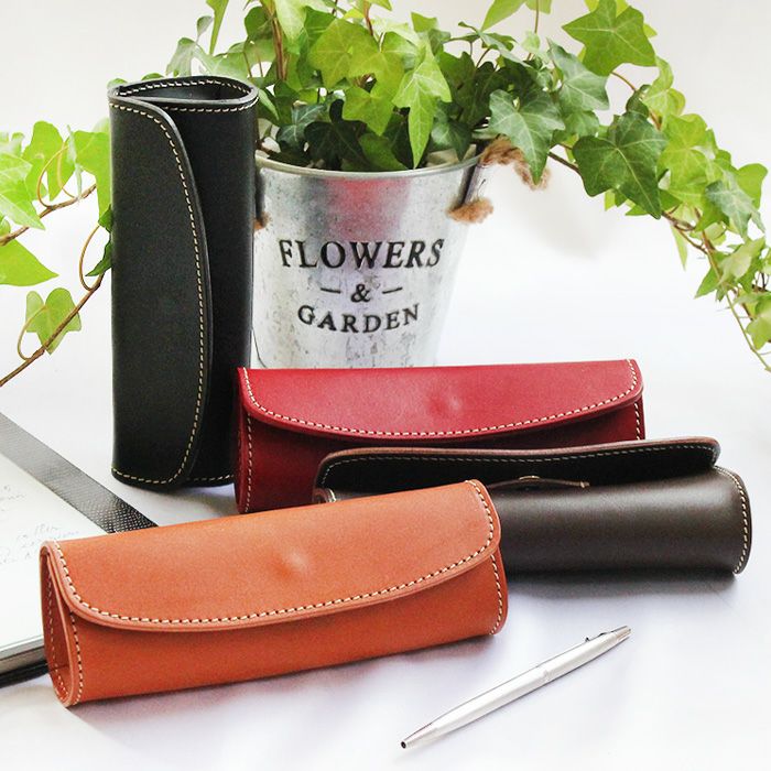 ティアドロップペンケース[sokunou] ｜革鞄・革小物のPORCO ROSSO