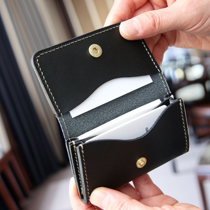 名刺入れ 仕切り付き [sokunou] ｜革鞄・革小物のPORCO ROSSO