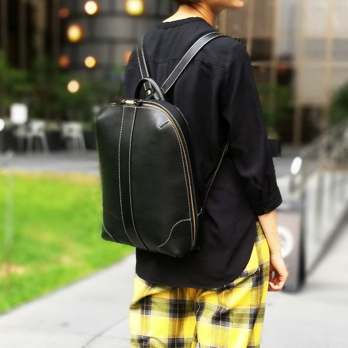 フルオープンZIPリュックサック｜PORCO ROSSO