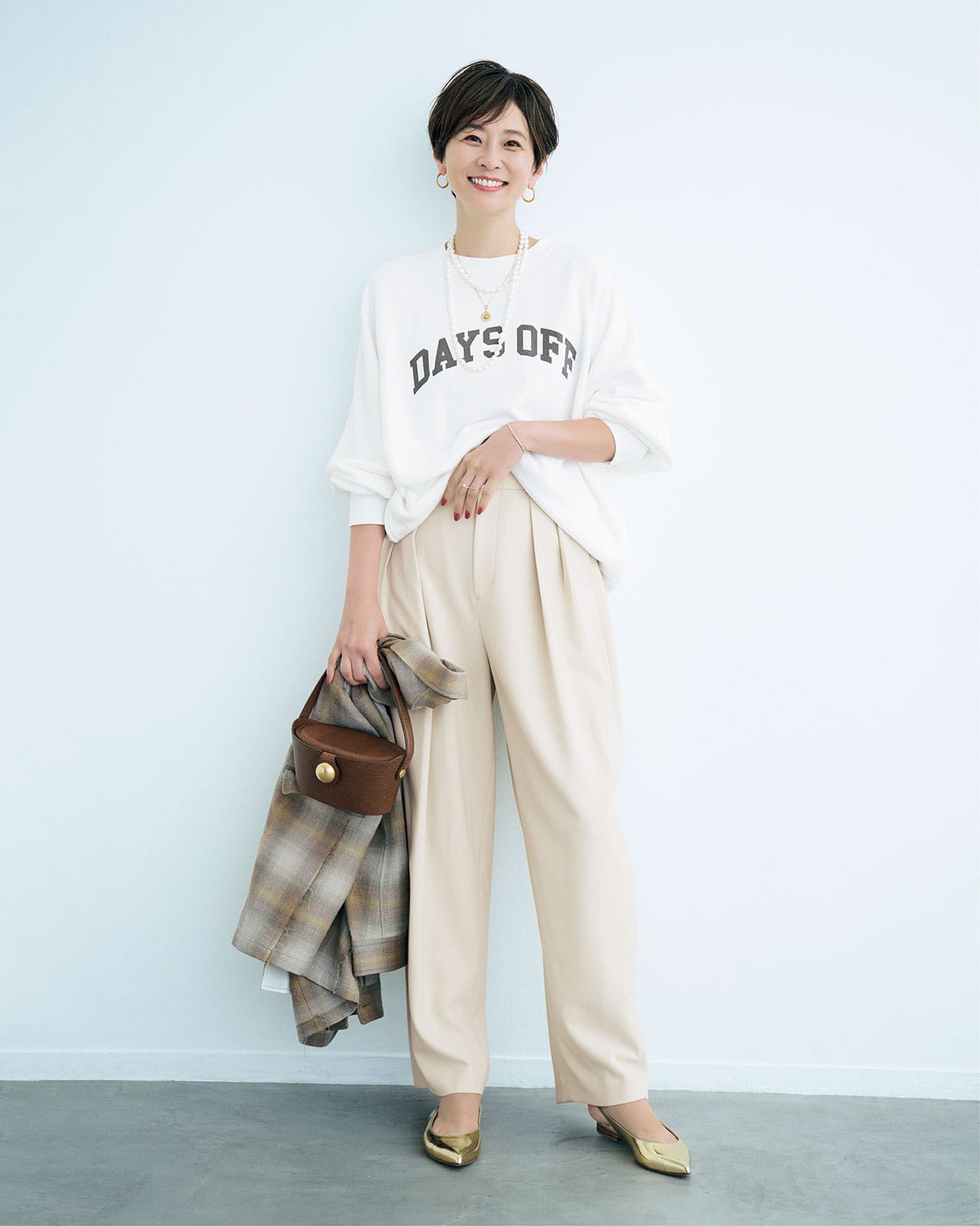 五明祐子さんセレクト】大人気「DAYS OFF」のスウェット＆上品見えする