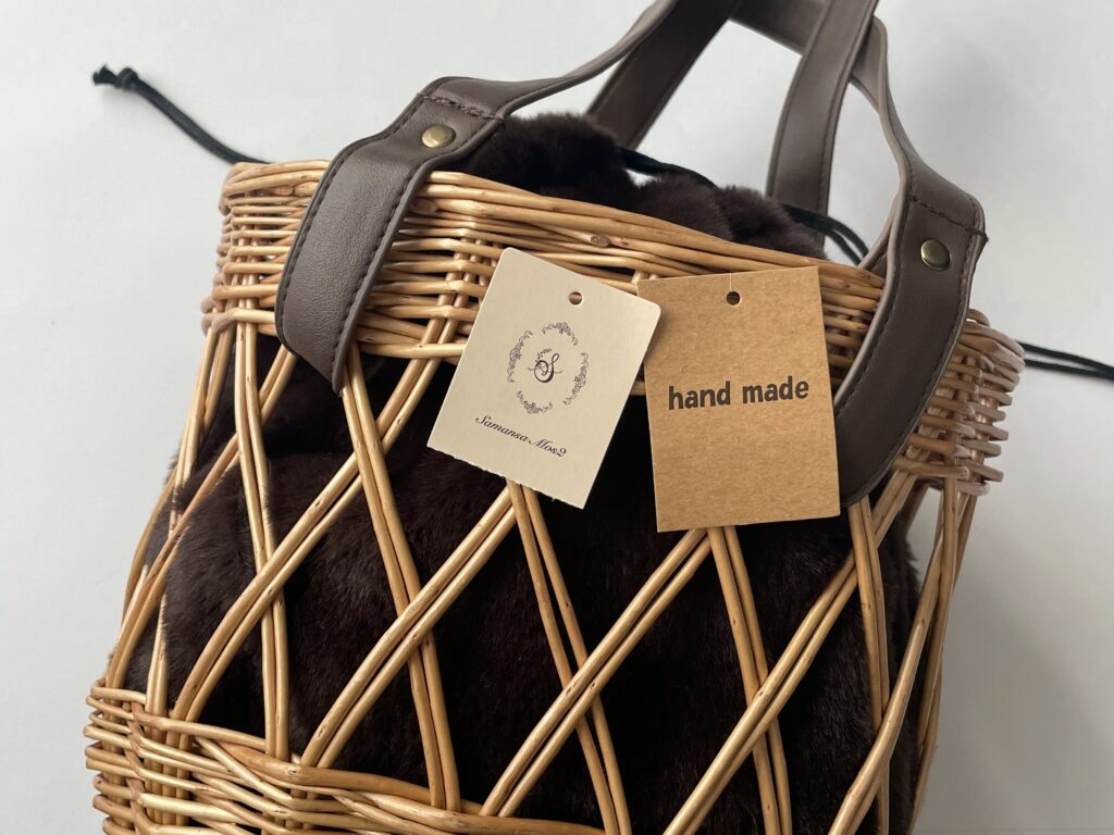 異素材MIXが可愛い！ファー巾着かごバッグが仲間入り！ | LEE