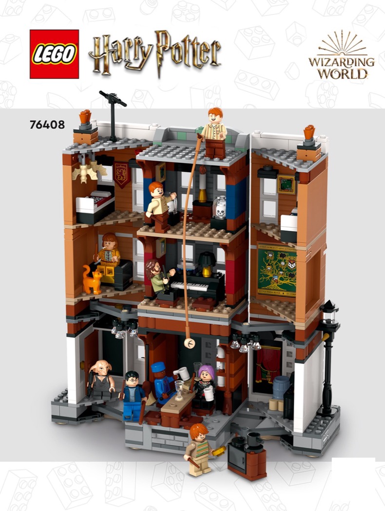 LEGO Instructions for set 76408 12 Grimmauld Place, Harry Potter