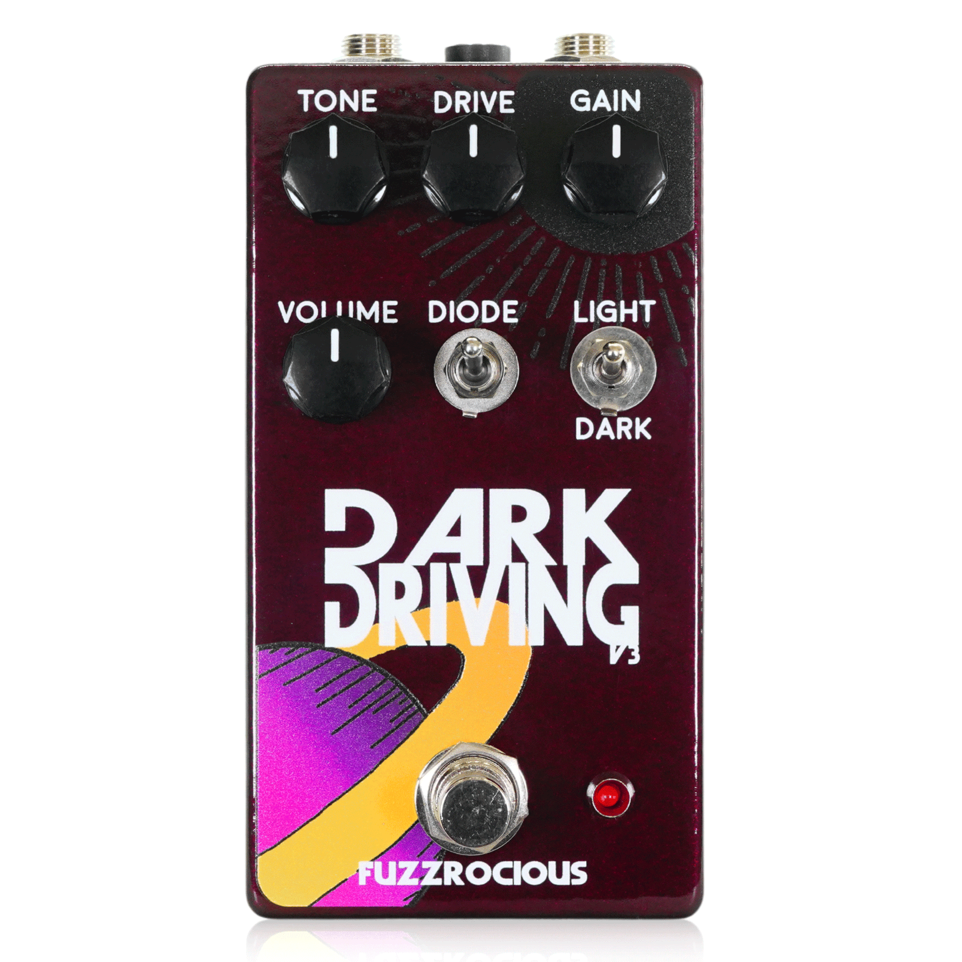 Fuzzrocious Pedals - Dark Driving v3 – LEP INTERNATIONAL