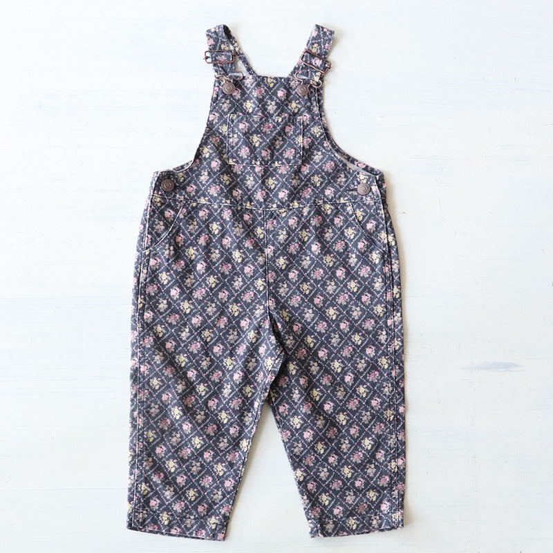 &pal（アンドパル）2025AW floral pattern code overalls salopett
