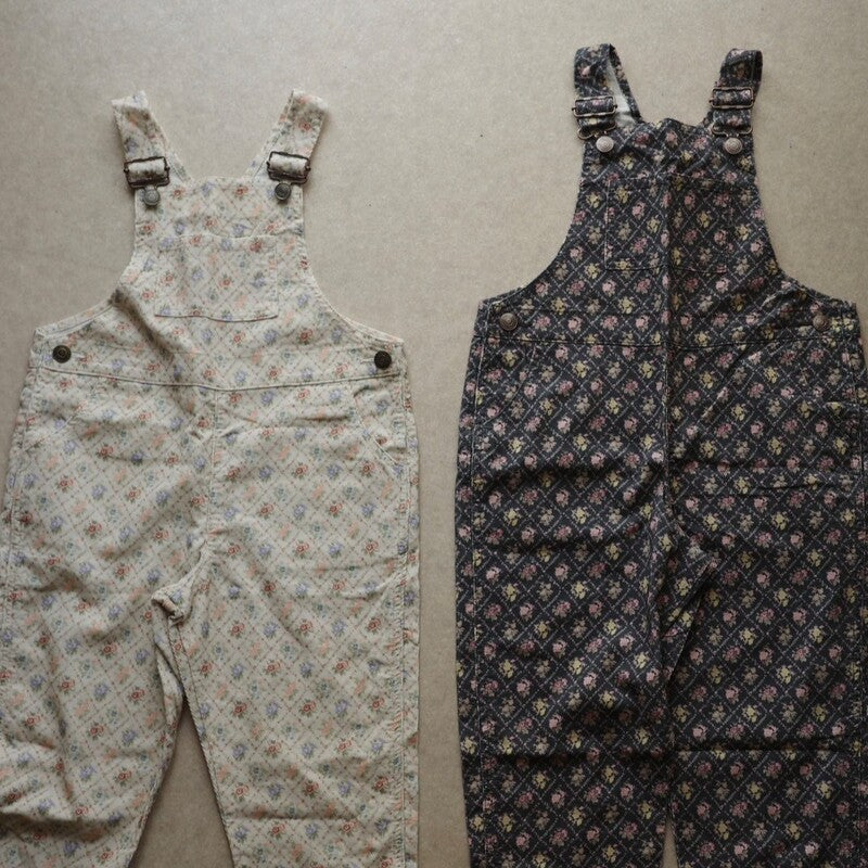 &pal（アンドパル）2025AW floral pattern code overalls salopett