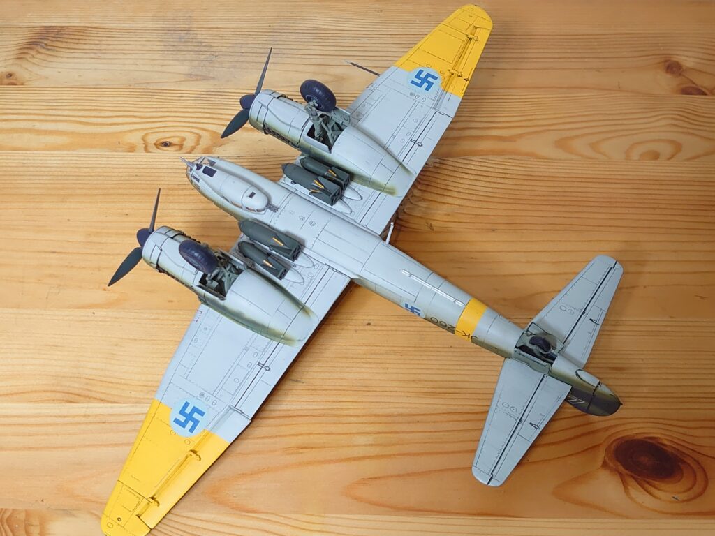 ハセガワ ユンカースJu88A-4(フィンランド空軍) 製作記⑦(完成) | 模型