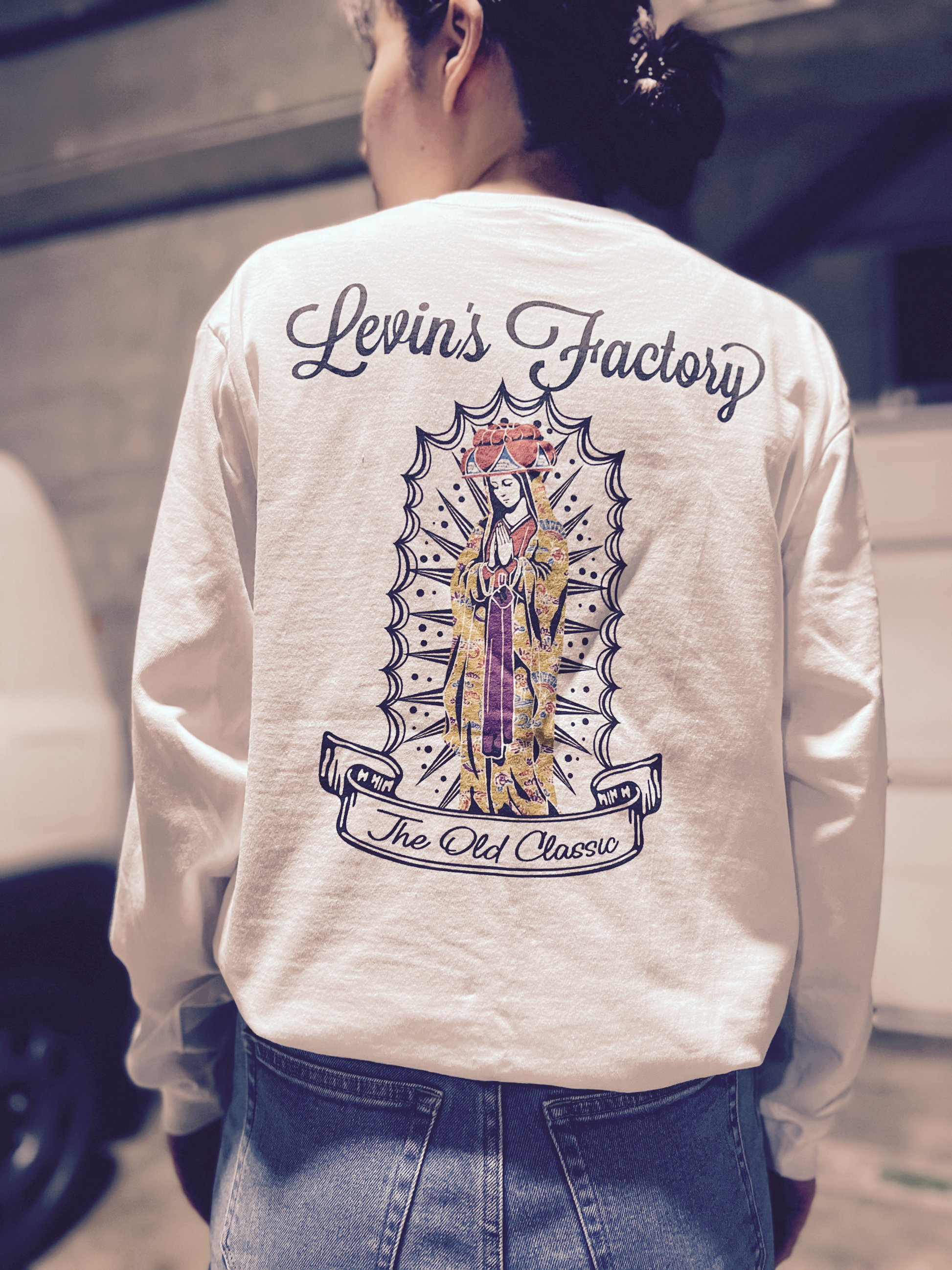 Levin's Factory×Cross Stitch オープンエンドTシャツ | Levin`s Factory