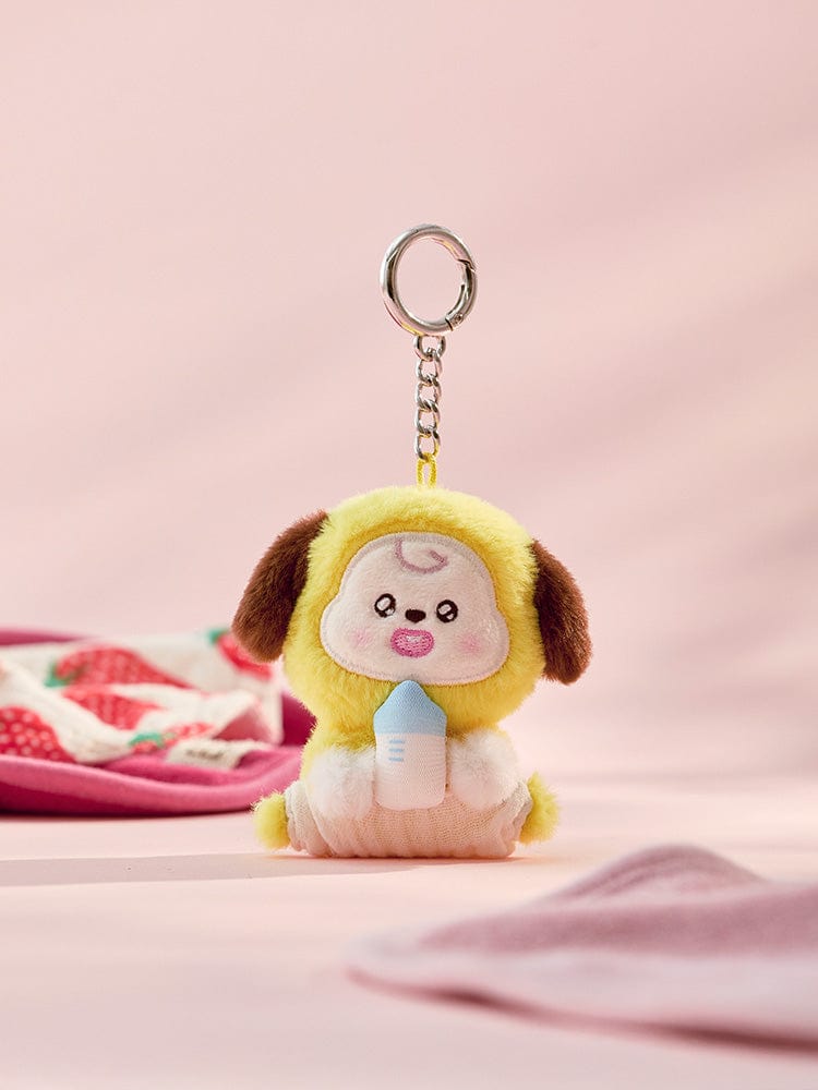 BT21 CHIMMY BABY PLUSH KEYRING NEWBORN SEASON 2 – LINE FRIENDS SQUARE