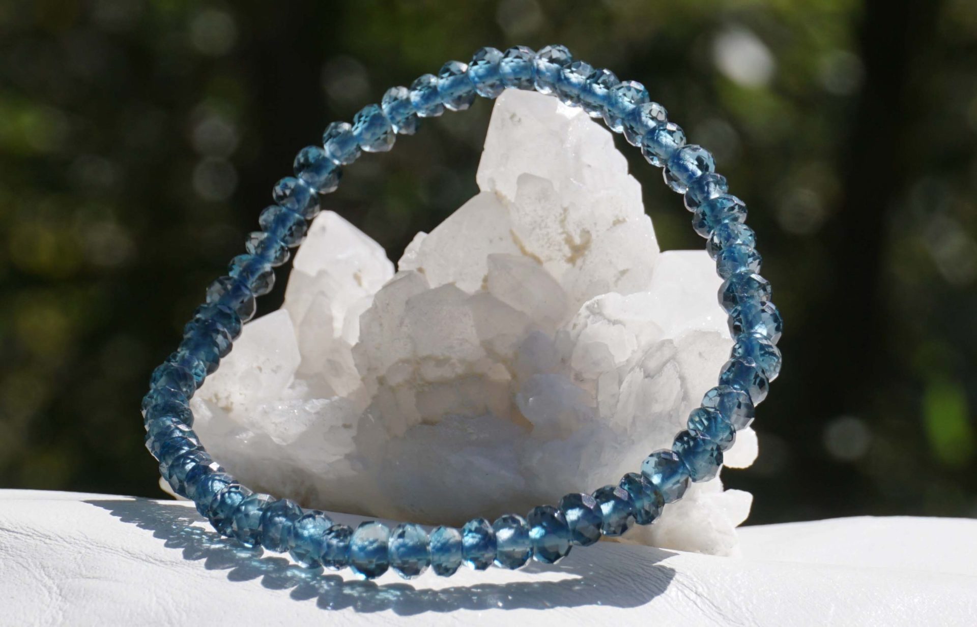 ロンドンブルートパーズ ブレスレット【希少】 - リアファル