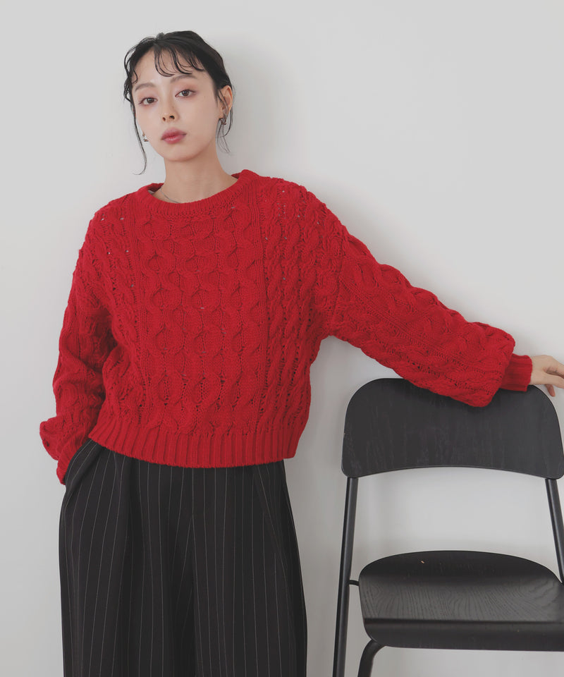 バルキータッチケーブルニット – LIAN