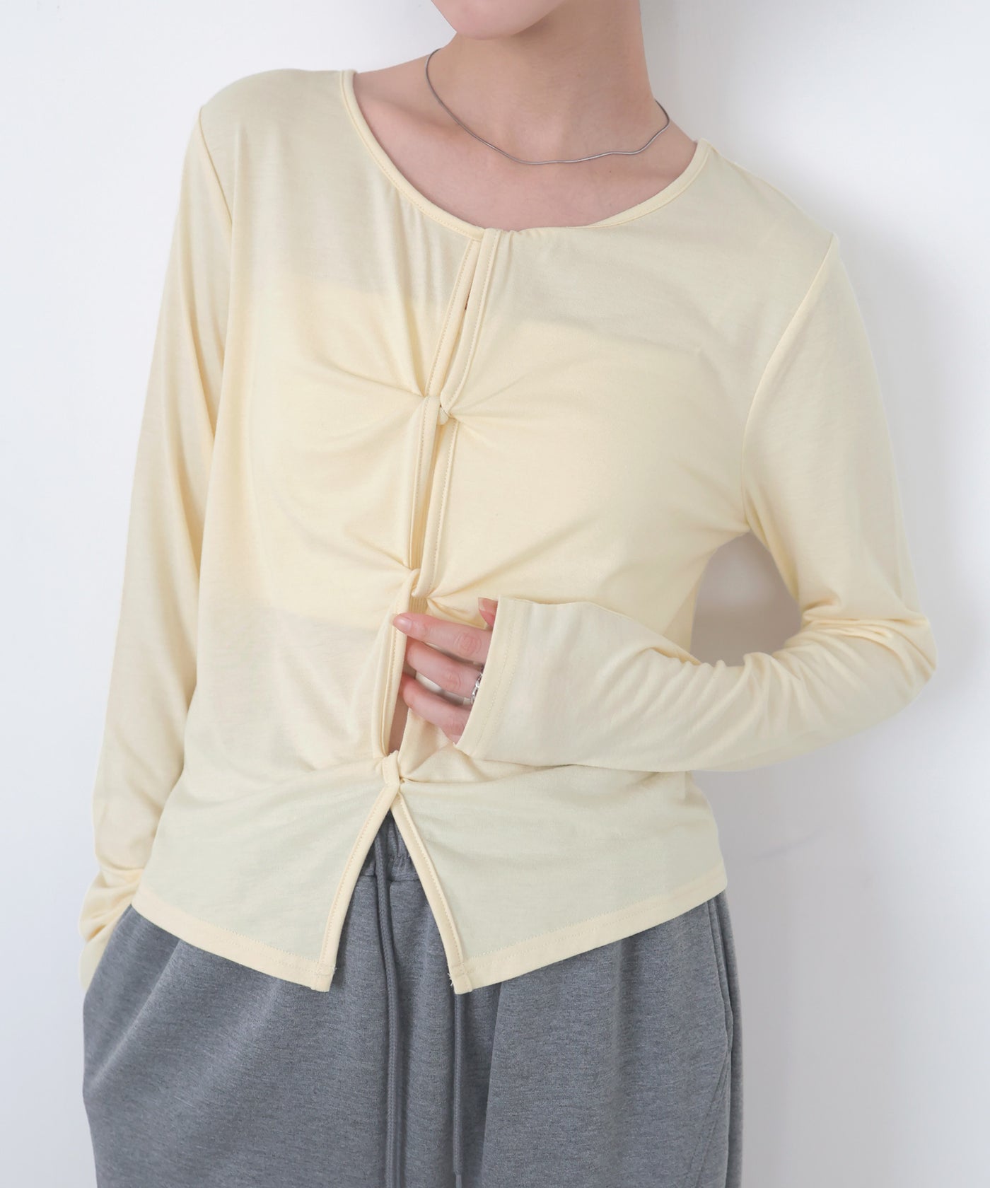 2WAYクロスデザインプルオーバー – LIAN