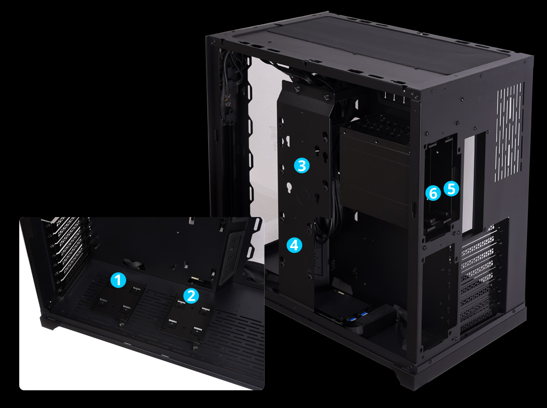 PC-O11 Dynamic Razer Edition - Black Tempered Glass ATX MidTower