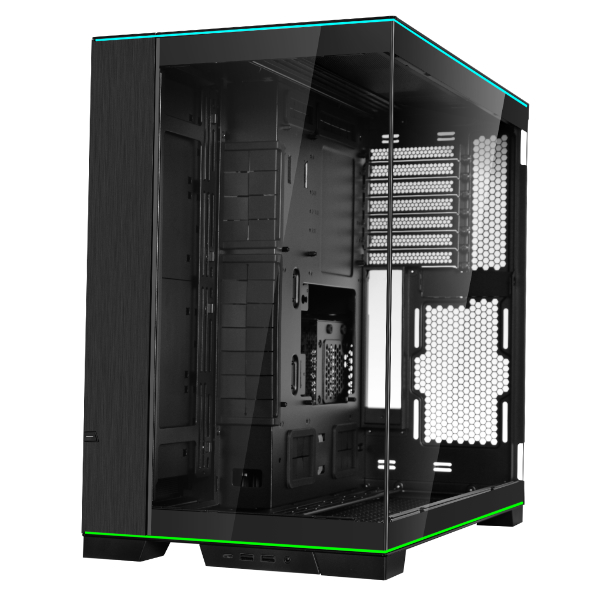LIAN LI O11DERGBX O11 Dynamic EVO RGB Tempered Glass Black ATX Mid