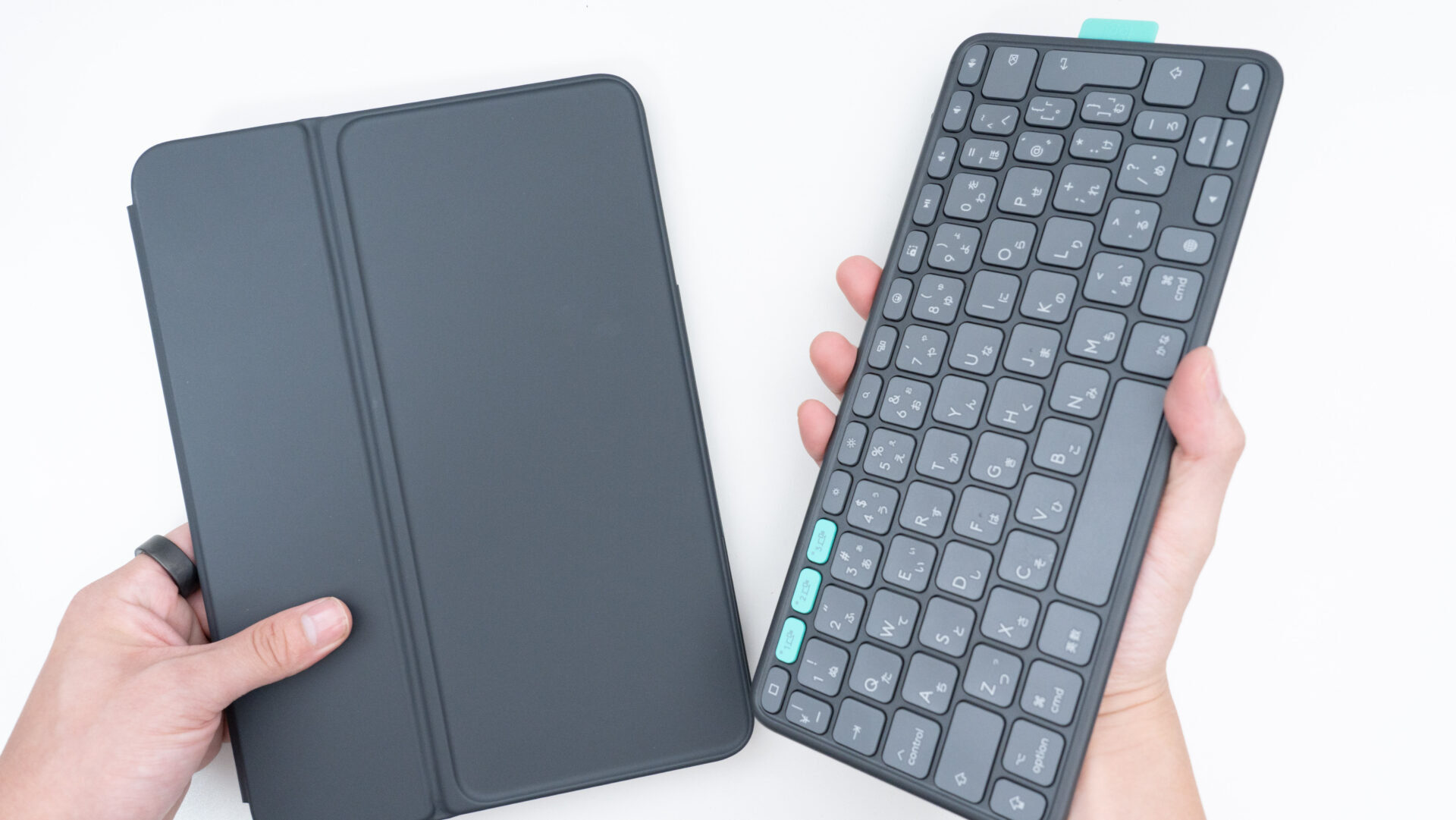 分離】Logicoolの新発想キーボード付きiPadケース「Flip Folio」｜視聴