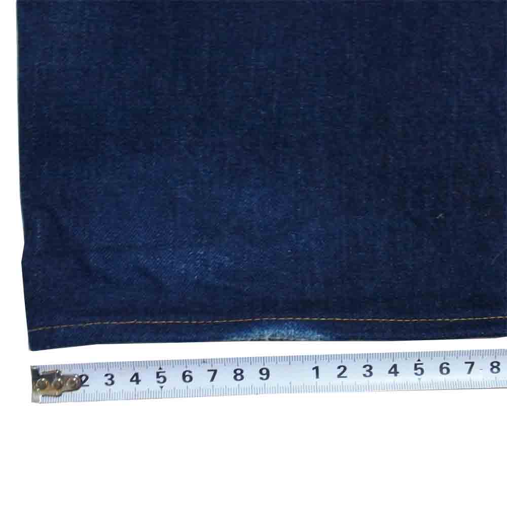 AT LAST アットラスト シンチバック付き デニムパンツ インディゴ