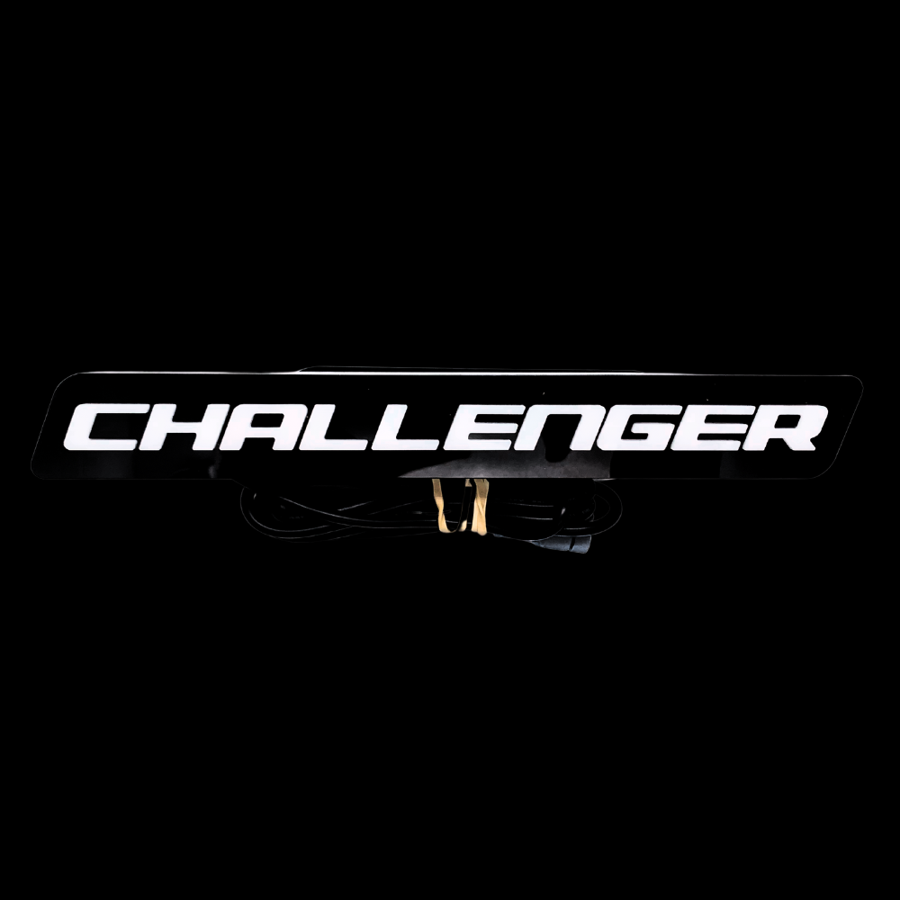 Lighting Trendz: DODGE CHALLENGER ILLUMINATED LOGO