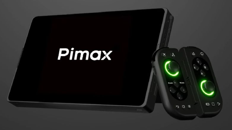 Pimax Portal portable game console can be used as a handheld or a