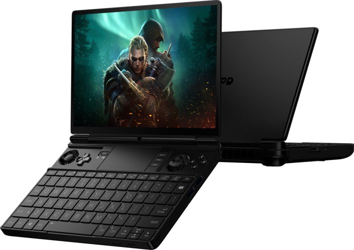 GPD Win Max 2 mini gaming laptop with Ryzen 7 6800U or Core i7