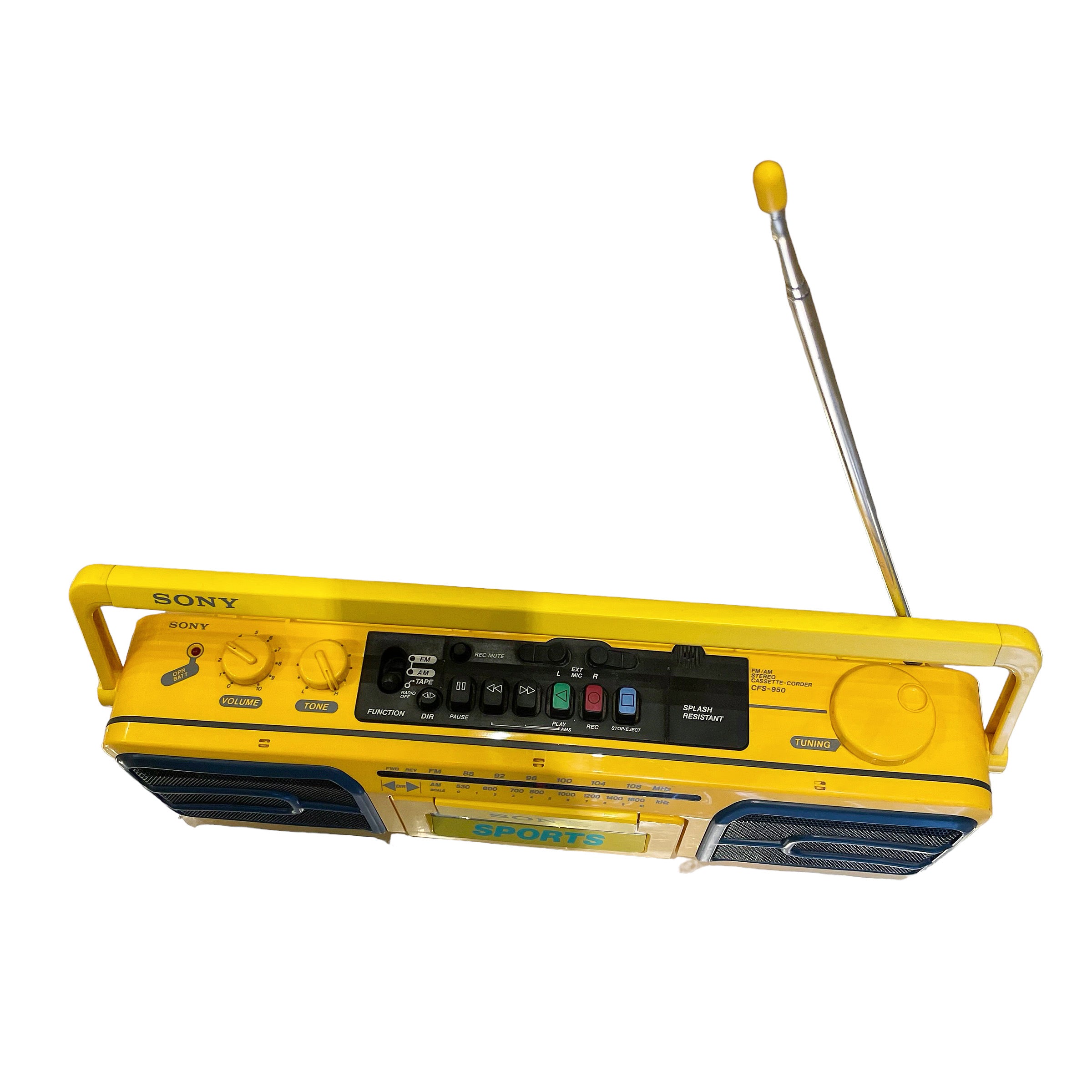 1985 ラジカセ SONY SPORTS ソニースポーツ Boombox CFS-950 IN BOX