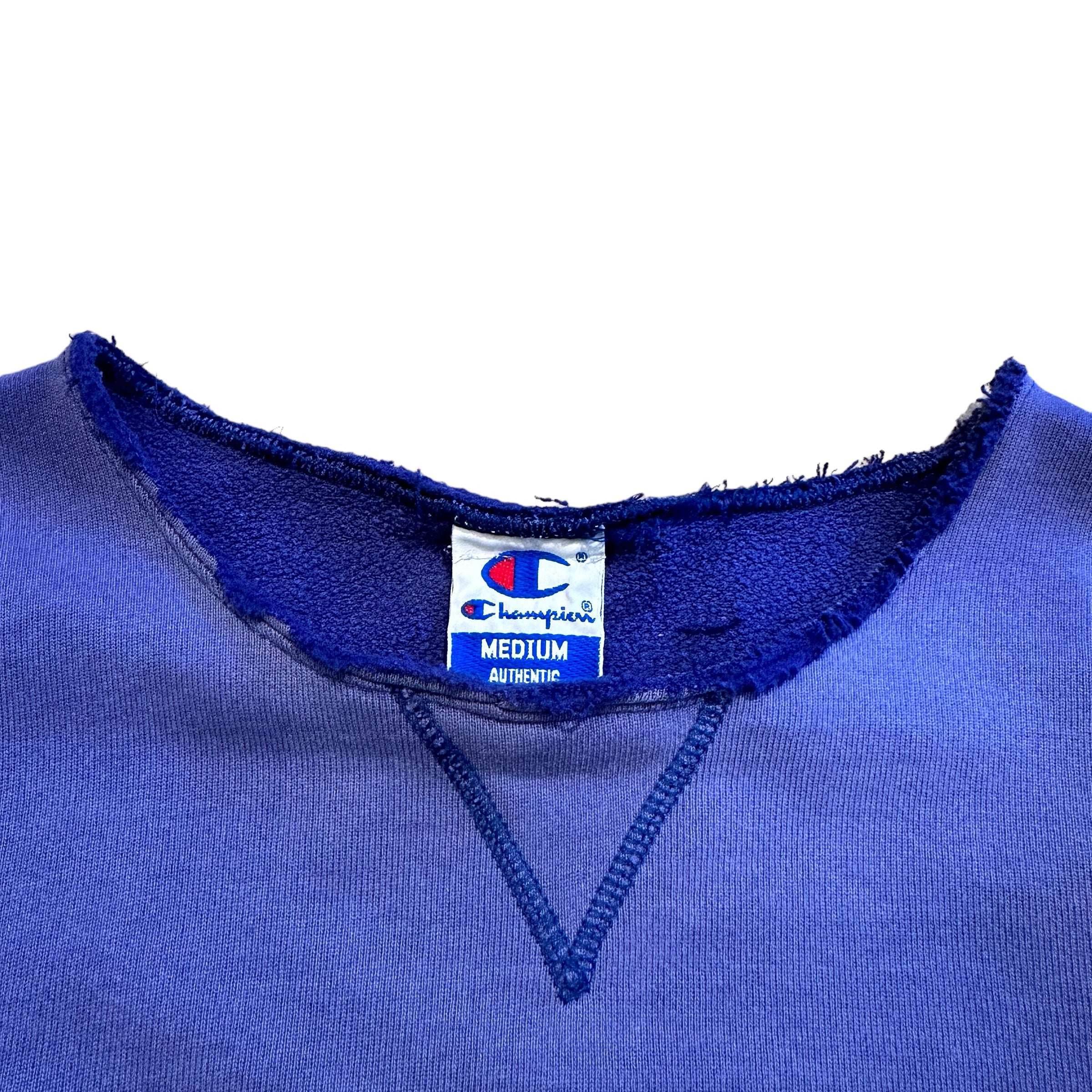 90s 刺繍タグ チャンピオンリバースウィーブ REVERSE WEAVE ダメージ