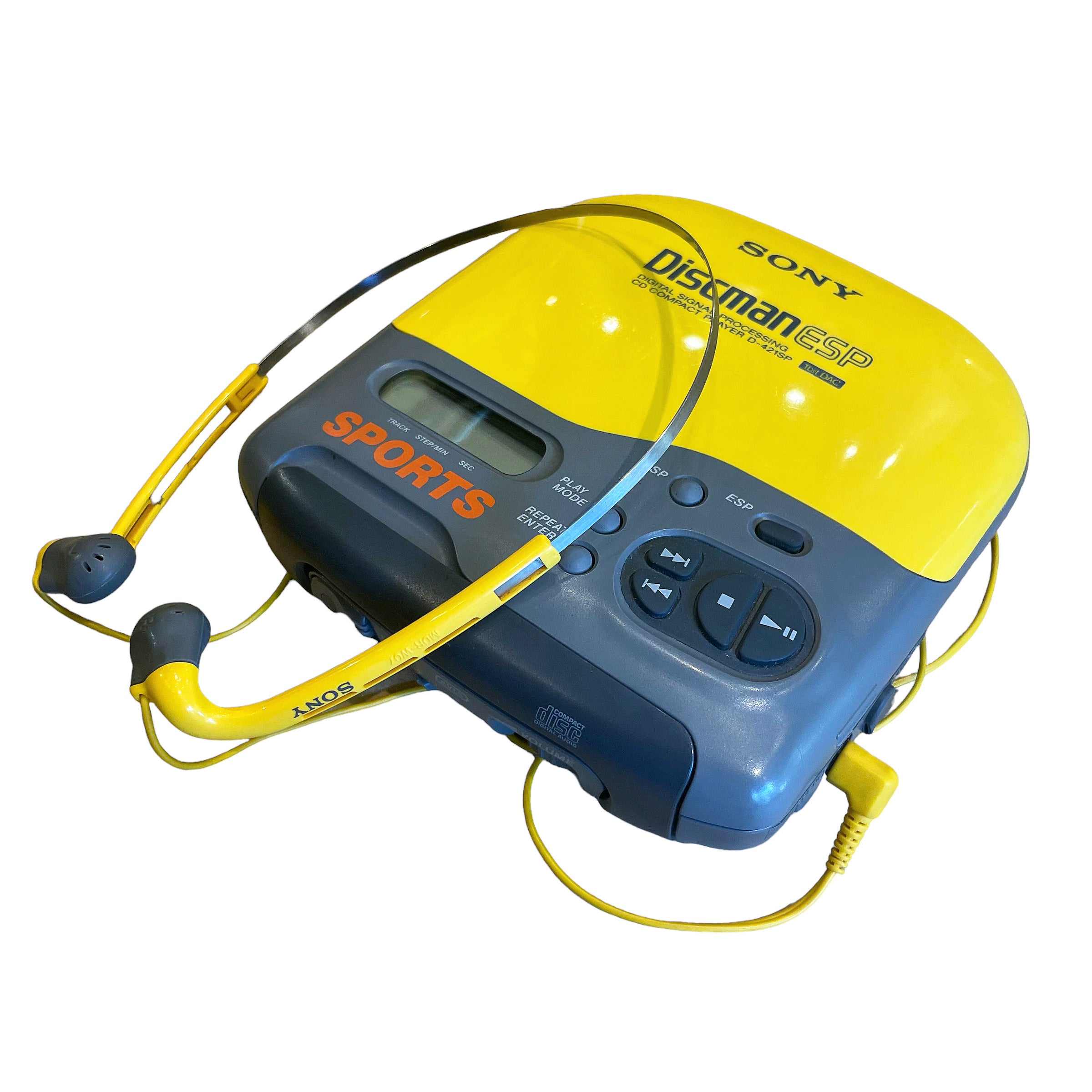 90s SONY SPORTS ソニー スポーツ Discman CD ウォークマン ESP D
