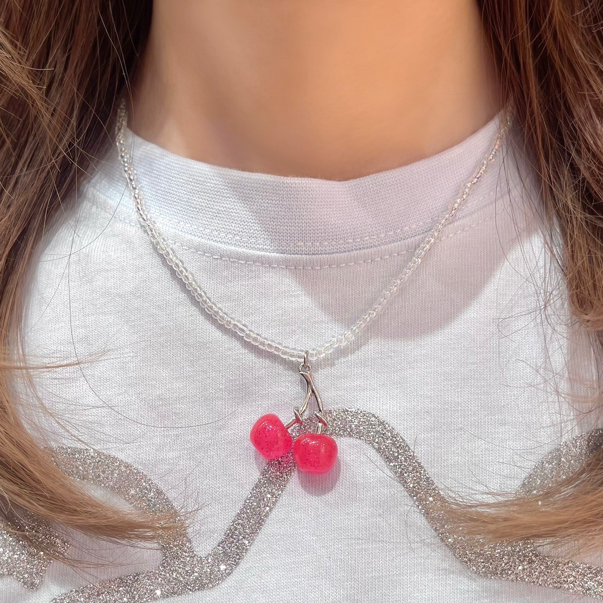 minacute × Liquem / チェリーネックレス