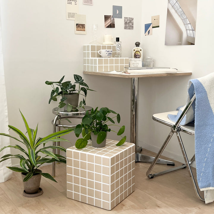 LR タイルテーブル｜タイルキューブ 韓国インテリア おしゃれ スツール