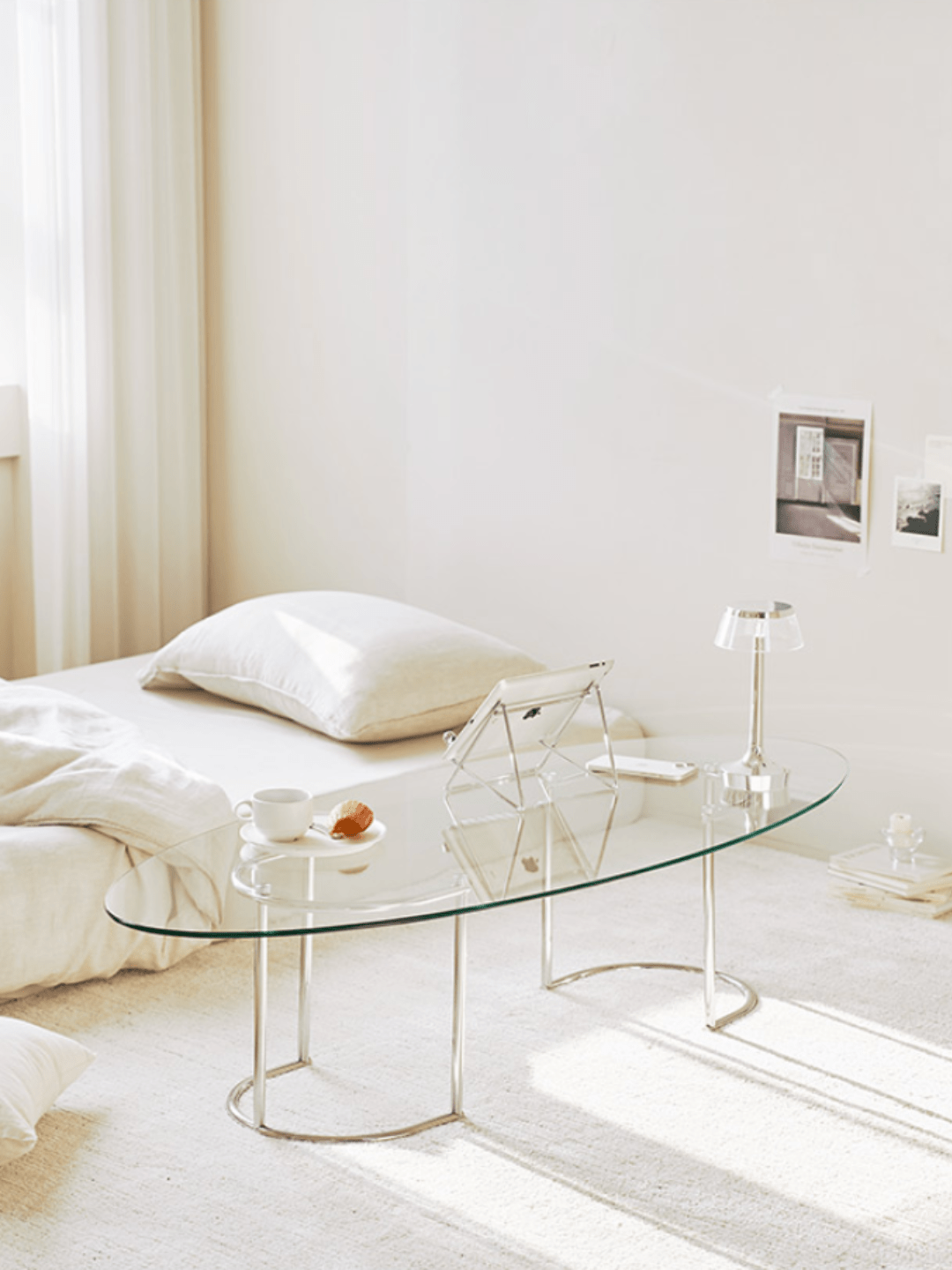 Roomnhome日本公式】Roomnhome｜ボートテーブル ガラス おしゃれ 韓国