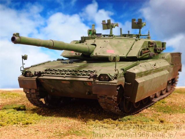 トランペッター 1/35 イタリア アリエテC1増加装甲型 完成