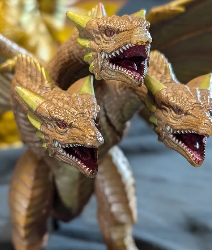 キングギドラ＆白亜紀ギドラ「平成モスラ3」登場怪獣（バンダイ