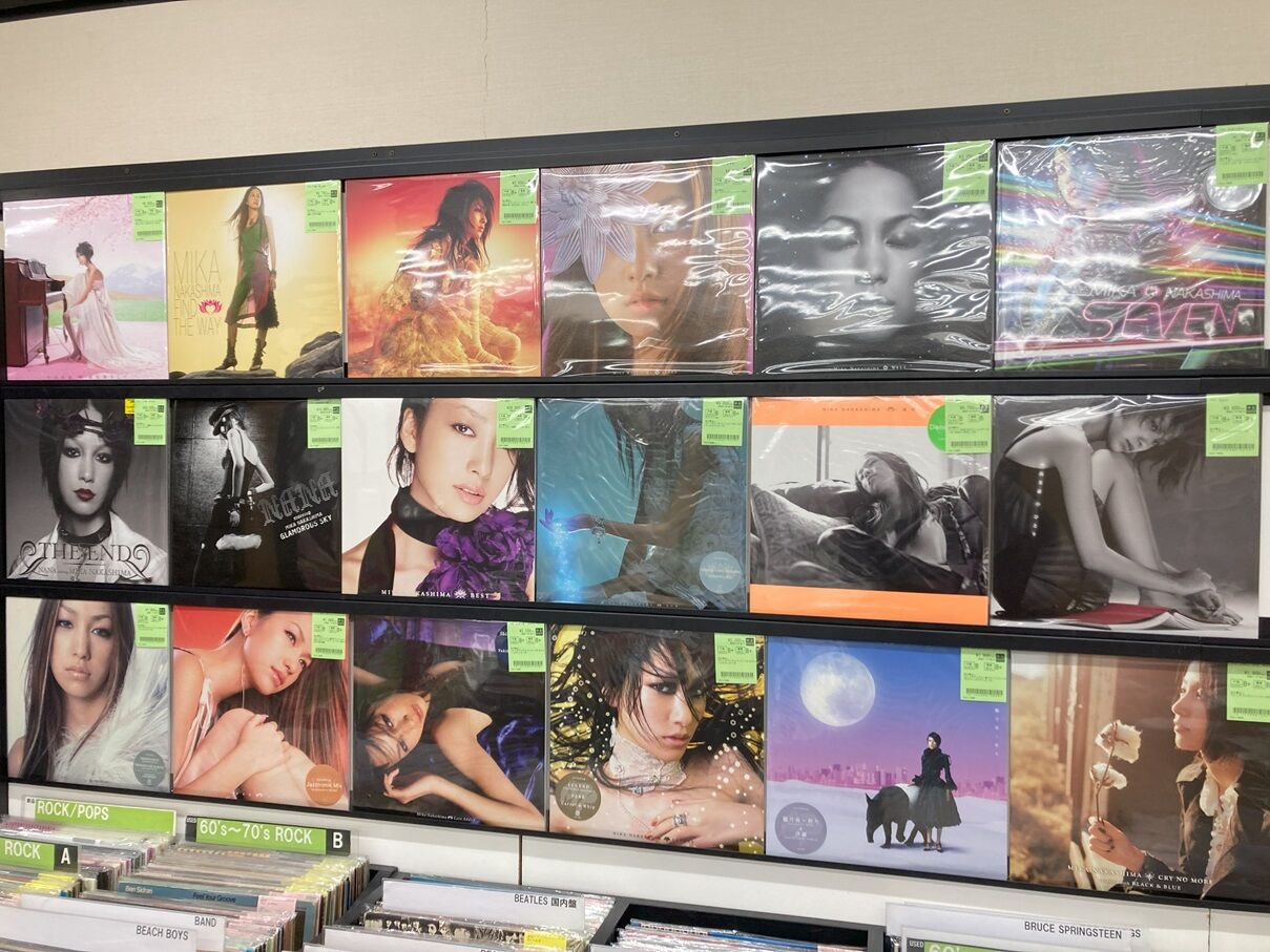 新着レコード情報～中島美嘉 12インチシングル◎BEST盤LPとNANA