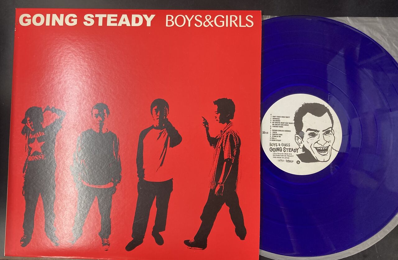 GOING STEADY/BOYS & GIRLS (UKLB010)中古レコード入荷しました