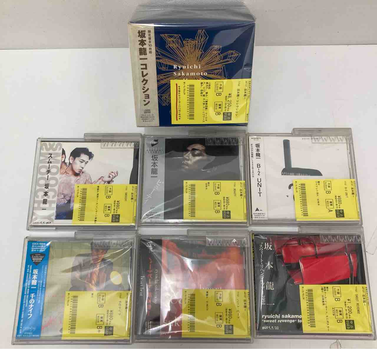 ≪Y・M・O≫≪坂本龍一≫の中古CD,BOXまとめて入荷いたしました