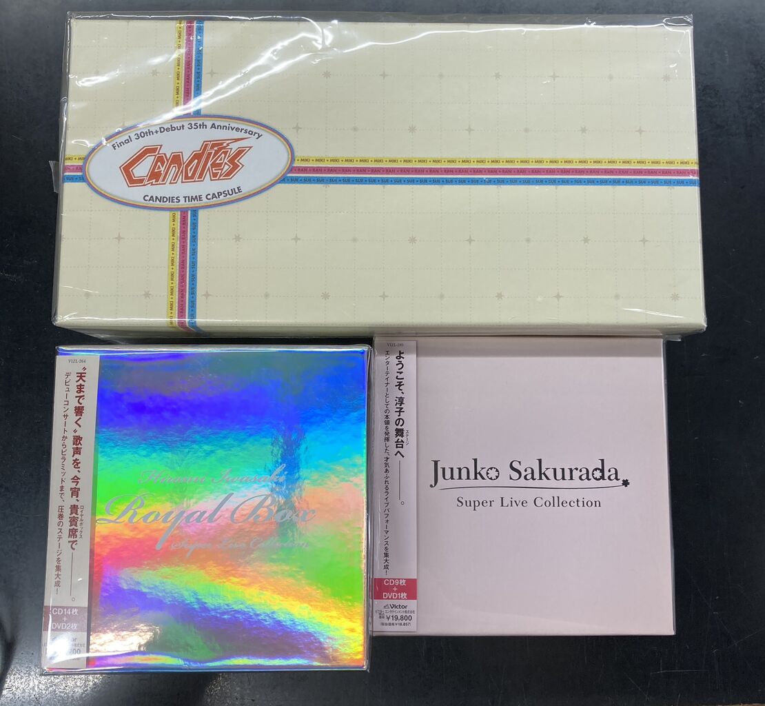 6/15(土)70年代アイドルCD BOX入荷情報《全て廃盤です！》 : ディスク