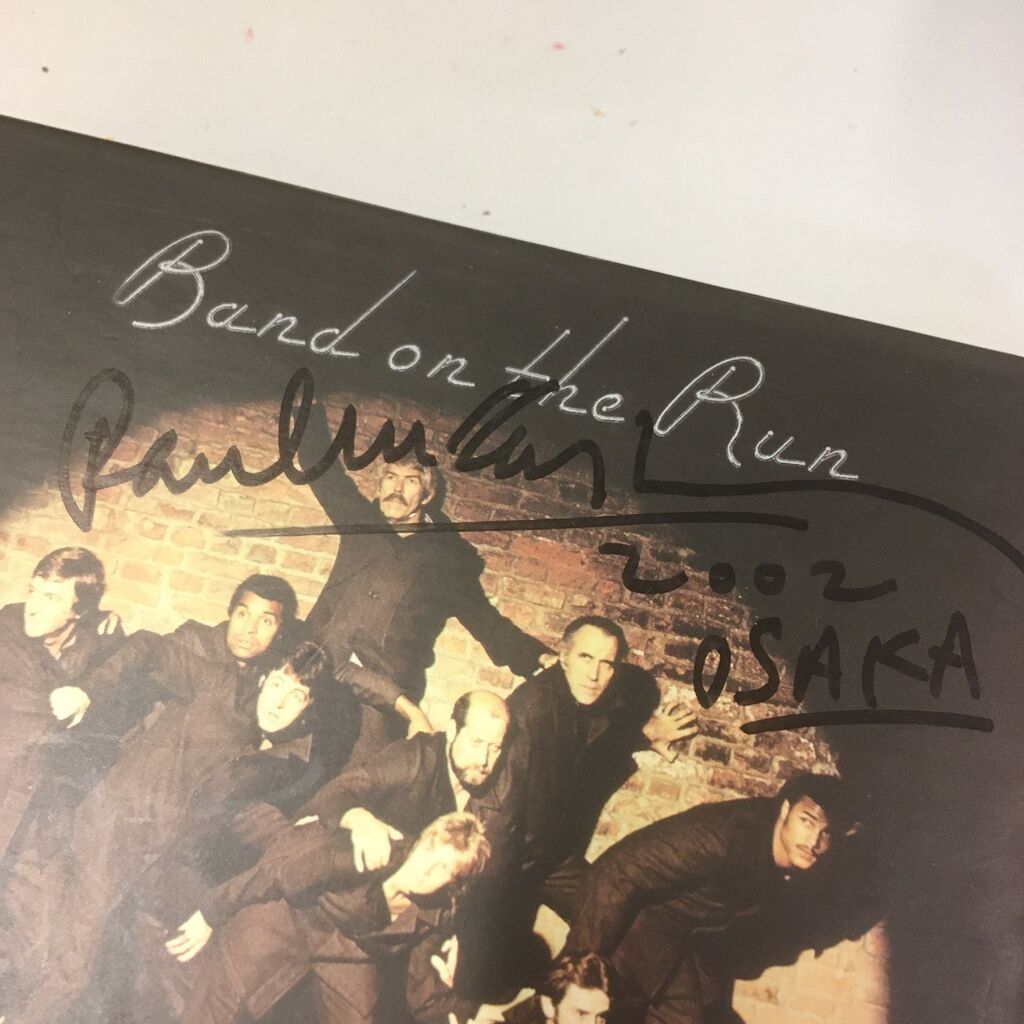 ポール直筆サイン入り! BAND ON THE RUN : ディスクユニオン新宿中古