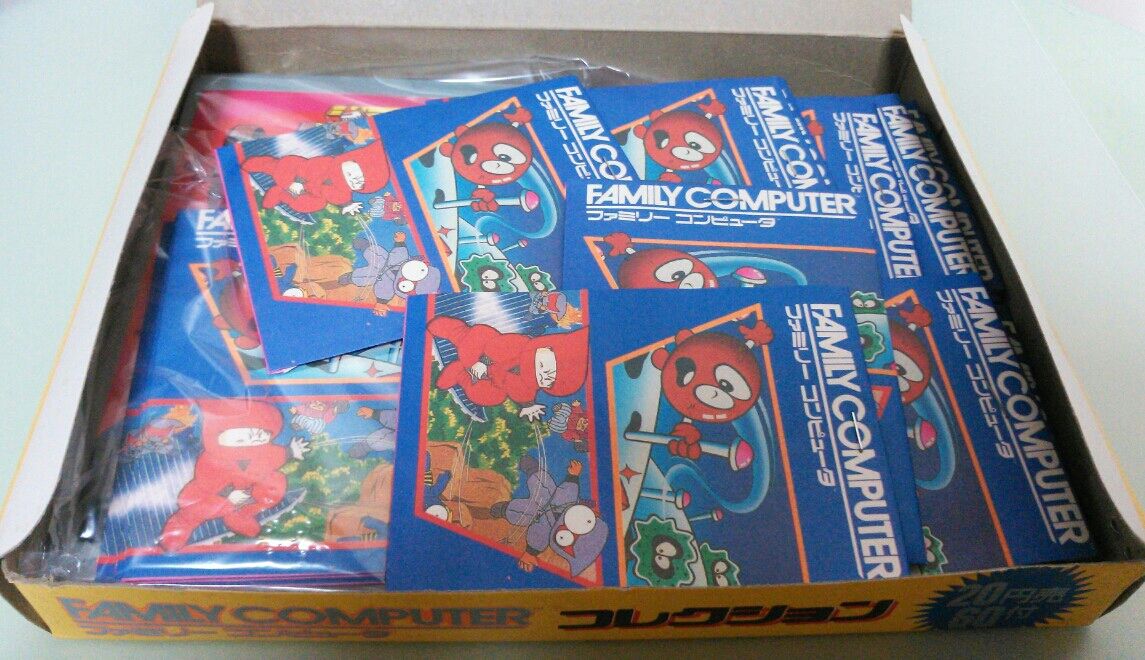 アマダ ファミリーコンピュータ コレクション シール 第一弾 駄菓子屋