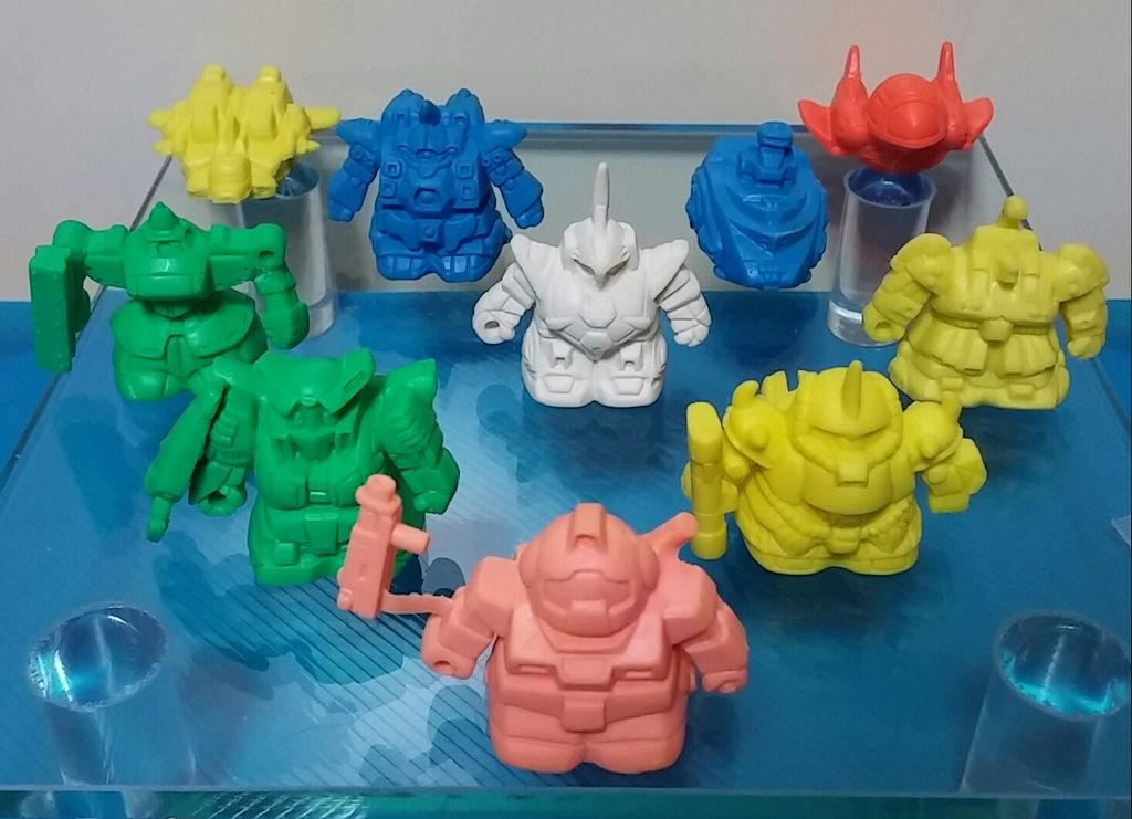E-壁 【希少】ガン消し まとめ売り 13体セット（ガンダム 消しゴム