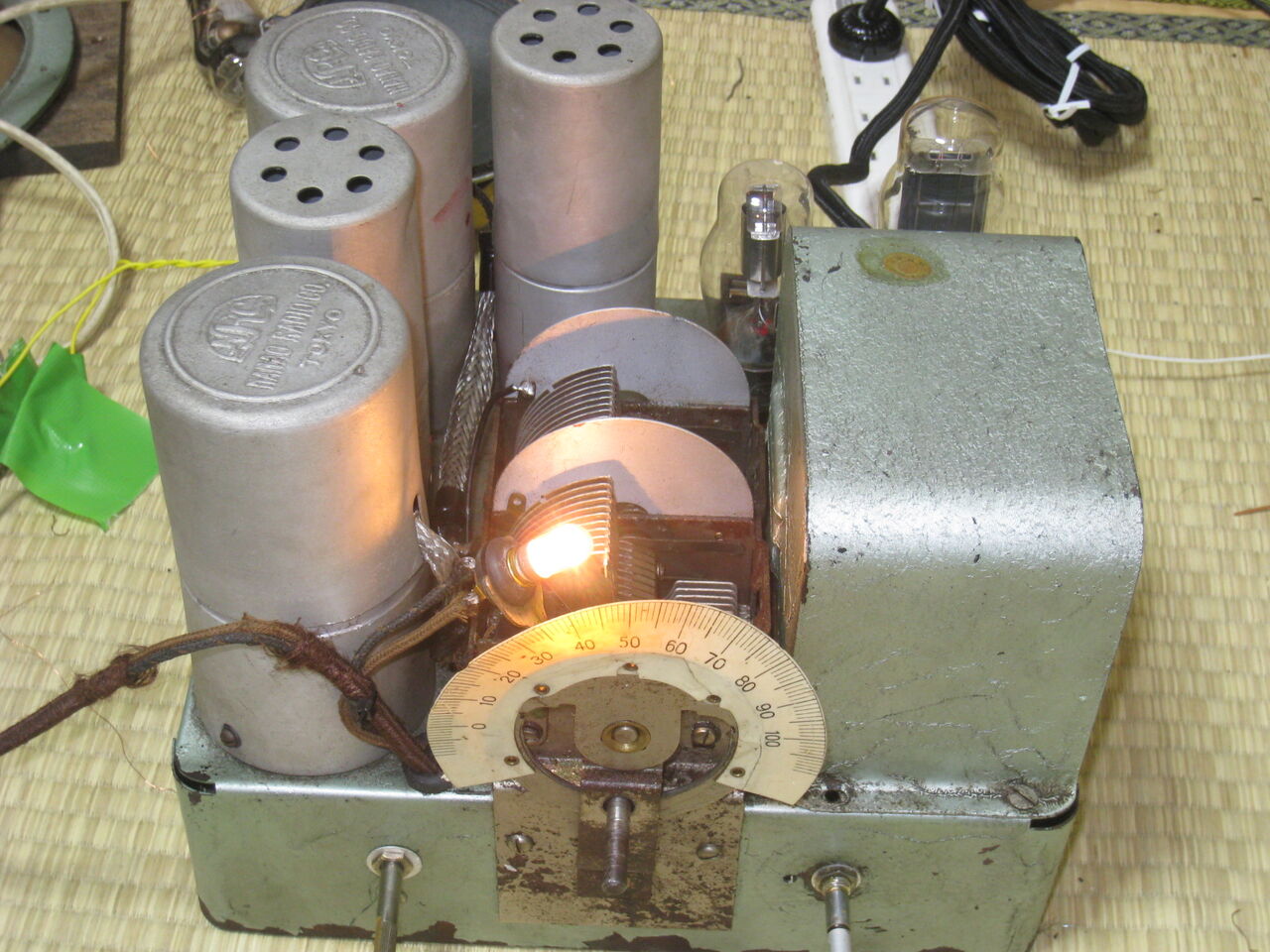 戦前ナナオラ真空管ラジオの修理・・・②配線修理 : 真空管ラジオ修理