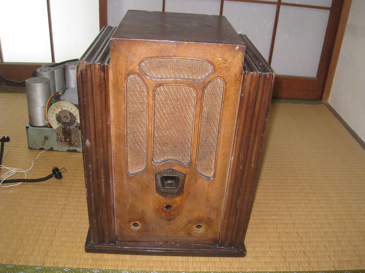 戦前ナナオラ真空管ラジオの修理・・・①全体把握 : 真空管ラジオ修理