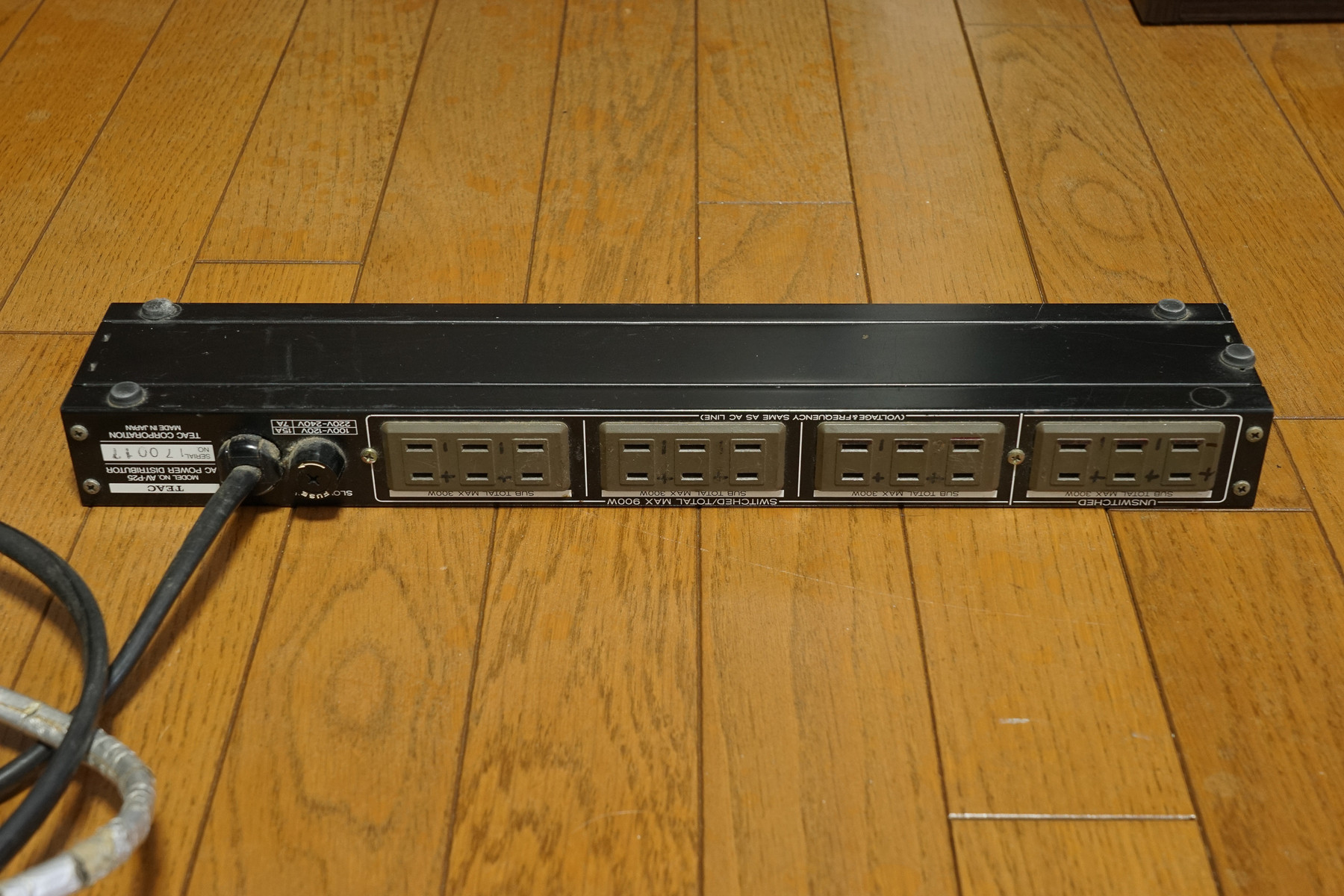 オーディオ電源タップを「ベルデン BELDEN PS1650MK2」に交換しました