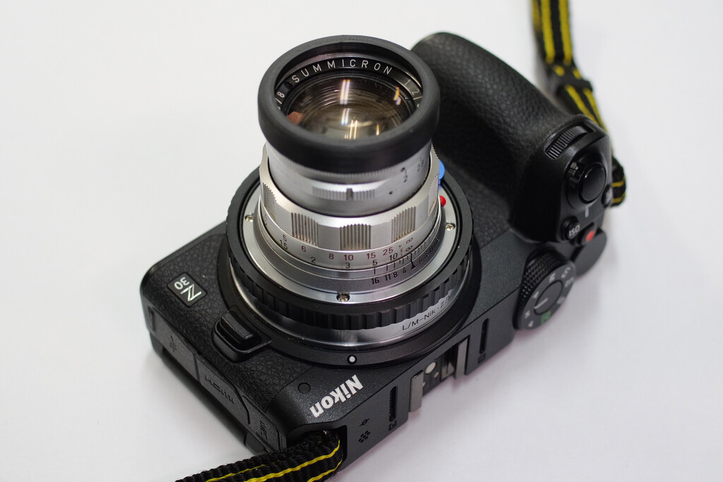 接写ヘリコイド付きライカM - ニコンZマウント用マウントアダプター