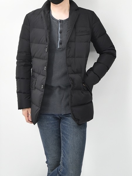 wjk ダブルジェイケイ ダウン ジャケット レイヤード テーラード