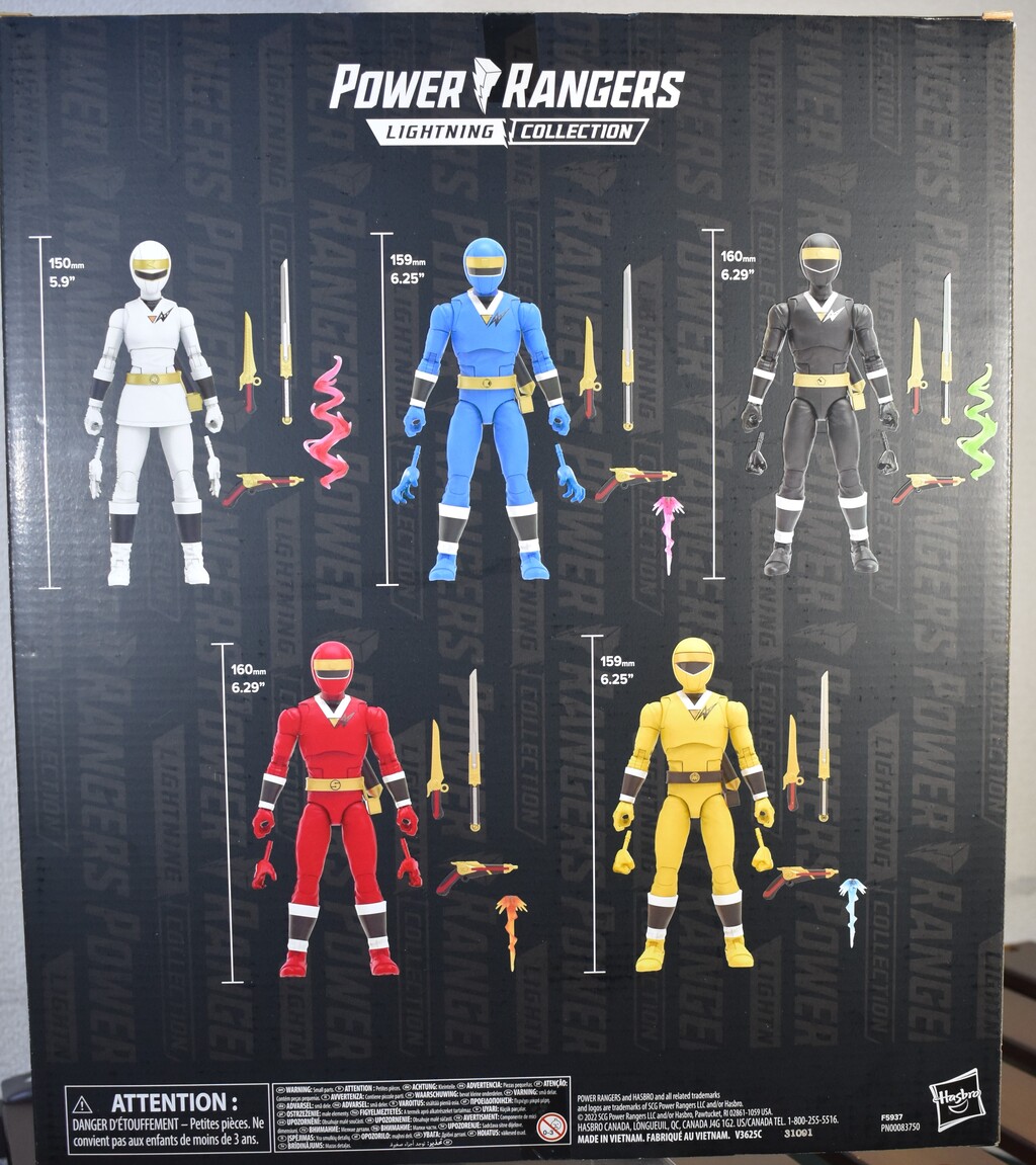 POWER RANGERS LIGHTNING COLLECTION MIGHTY MORPHIN ALIEN RANGERS