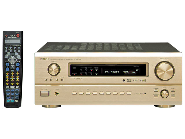 通電確認済】DENON AVC-3500 プリメインアンプ シルバー 通電確認済