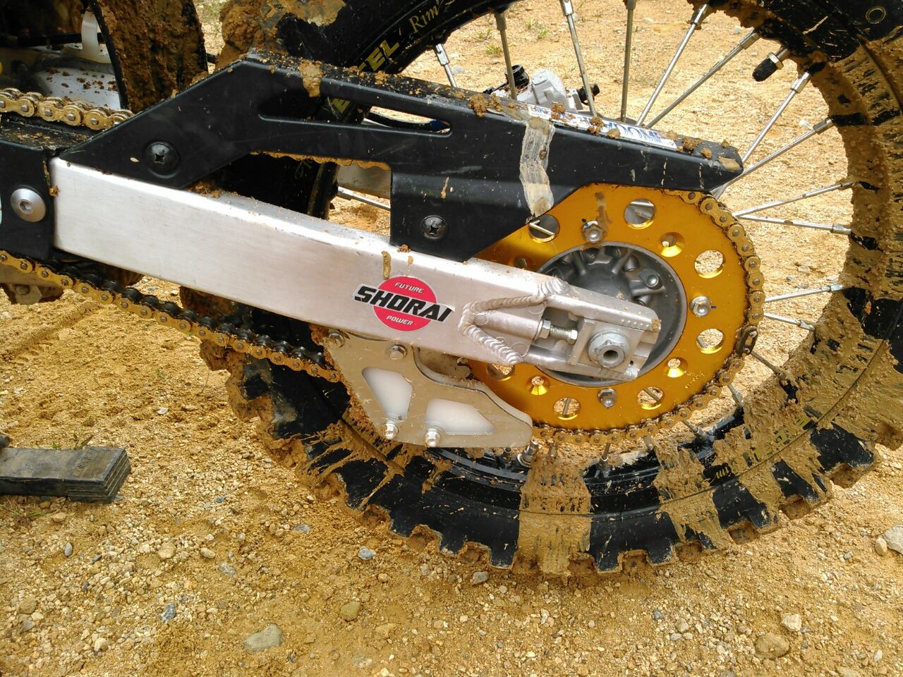 Dトラッカー125 前後ホイールスイングアームLX125D