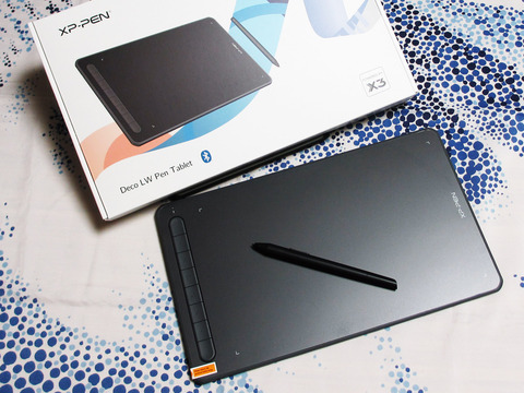iPhoneやAndroidにも対応したペンタブレット「XPPen Deco LW Pen