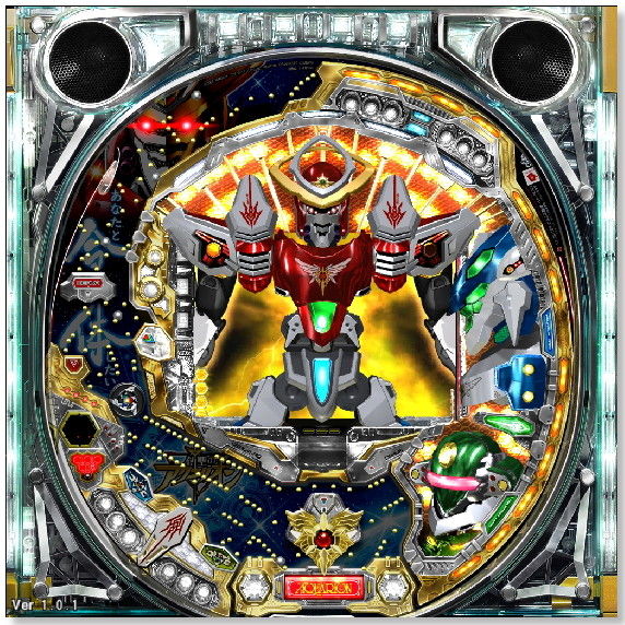 CRF創聖のアクエリオンMF-TV 1/309 パチンコ実機 大当りスイッチ付き