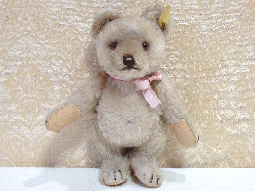 シュタイフ社・1950年代 ビンテージ「ジャッキーテディベア」17cm